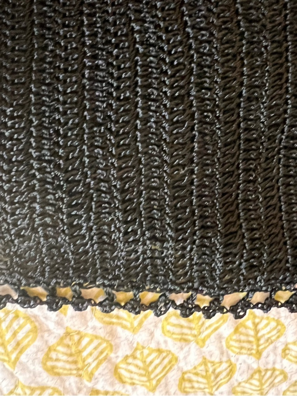 White House Black Market  Crochet Shrug with Decorative Brooch Closure - Picture 7 of 8